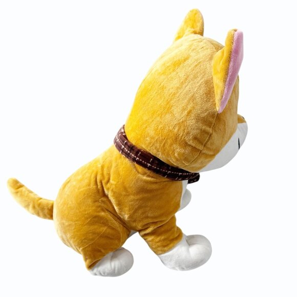 Goffa Smiling Shiba Inu Plush Japanese Dog With Scarf 15" Super Soft Stuffed Toy - Picture 5 of 10